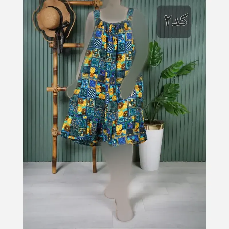 سارافون بندی نخی خارجی فری سایز مدل E7605
