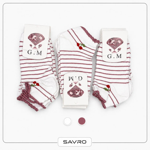 🧦 جوراب مچی زنانه طرحدار