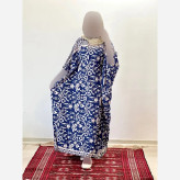ساحلی خفاشی بوگاتی کرپ نخ فری سایز 38 تا 50 قد 135