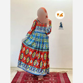 ساحلی کریشه هندی نخ هندی وارداتی فری سایز کش دوزی شده
