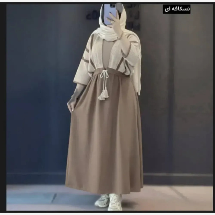 کت و سارافون محدثه شانتون و لنین خارجی فری سایز تا 48