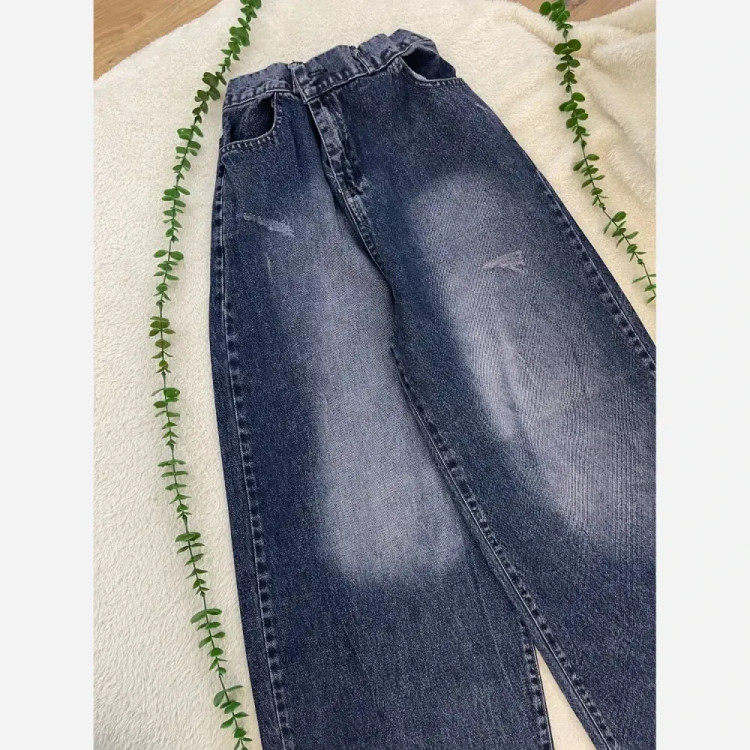 شلوار جین بگ ژوبین ترک قد 106 کیفیت عالی تن خور خوب