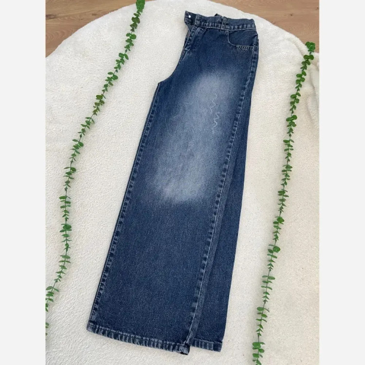 شلوار جین بگ ژوبین ترک قد 106 کیفیت عالی تن خور خوب