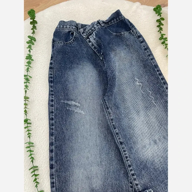 شلوار جین بگ ژوبین ترک قد 106 کیفیت عالی تن خور خوب