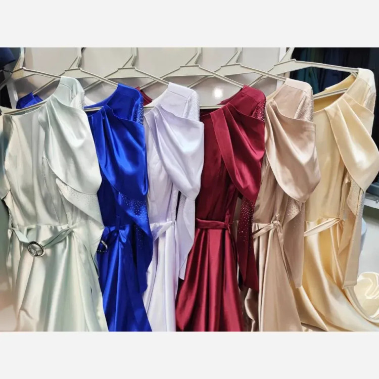 مرسانا استین بلند ساتن ال ایکس قد 150 زنانه در رنگبندی و سایزبندی متنوع