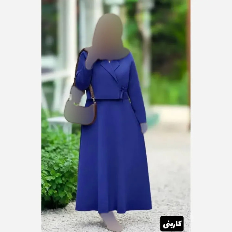 کت دامن فرحزاد مازراتی زنانه فری سایز تا 46 در رنگبندی متنوع