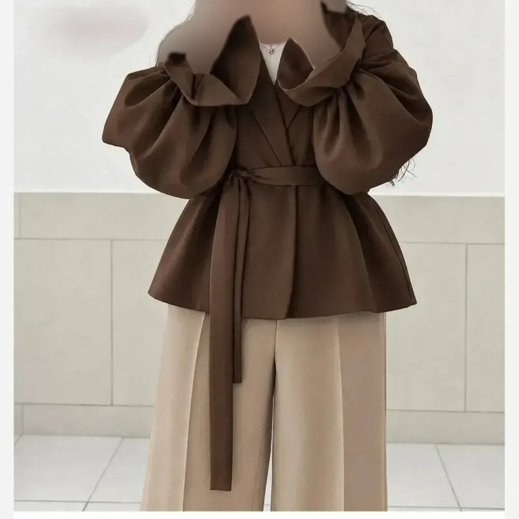 کت شلوار زنانه مازراتی مدل نوتلا دوخت مزونی