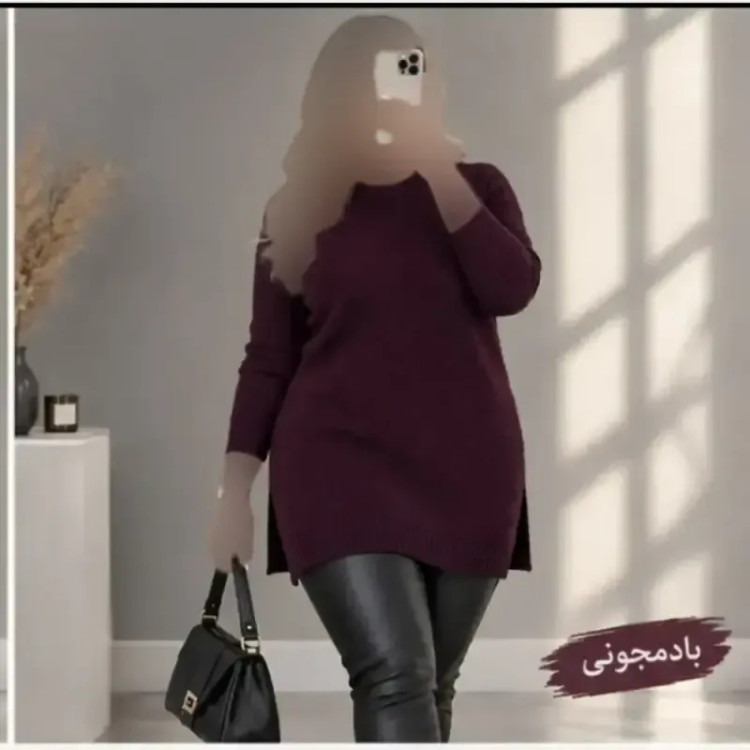 تونیک بافت زنانه نخ ترک ضد حساسیت سایز 38 تا 48
