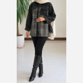 پالتو فوتر ترکیبی ماهتیسا سایز 38 تا 46